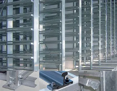 Raf Bakım Sistemi ile Tuğla Makinesi
